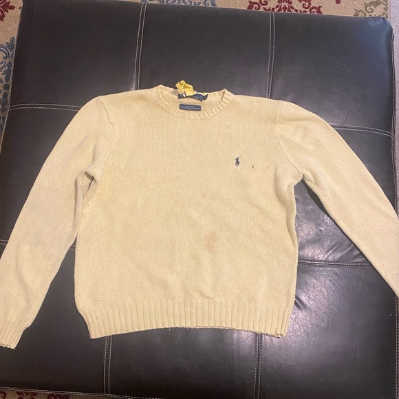 Polo by Ralph Lauren Cable neck sweater Men’s sz small - Picture 3 of 5